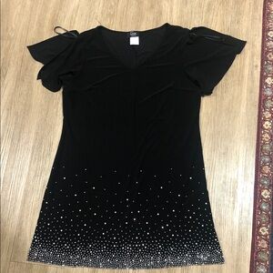 New MSK Petite Black Dress XL